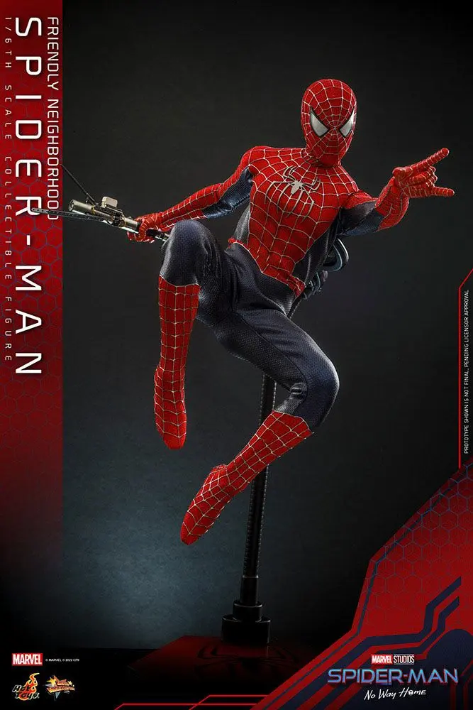 Spider-Man: No Way Home Movie Masterpiece Akčná figúrka 1/6 Friendly Neighborhood Spider-Man 30 cm termékfotó