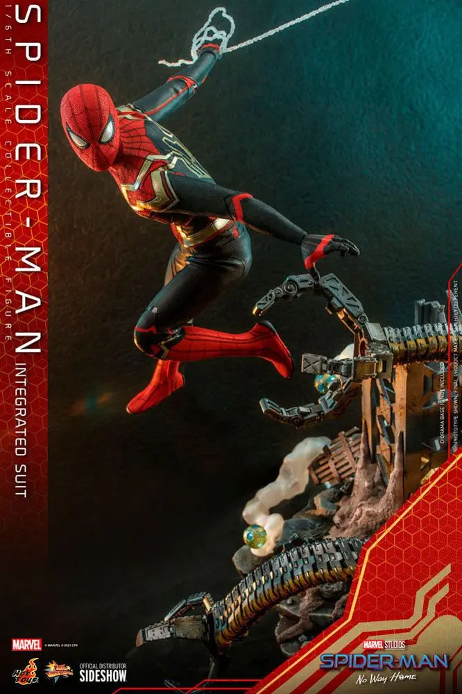 Spider-Man: No Way Home Movie Masterpiece Akčná figúrka 1/6 Spider-Man (Integrated Suit) 29 cm termékfotó