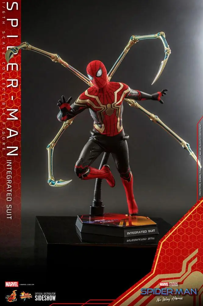 Spider-Man: No Way Home Movie Masterpiece Akčná figúrka 1/6 Spider-Man (Integrated Suit) 29 cm termékfotó