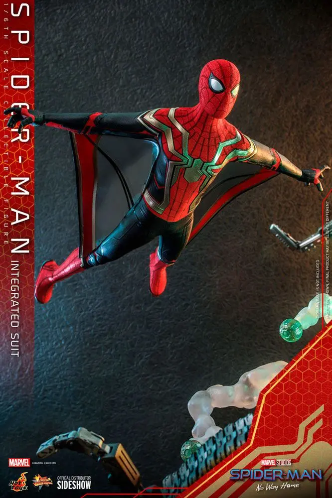 Spider-Man: No Way Home Movie Masterpiece Akčná figúrka 1/6 Spider-Man (Integrated Suit) 29 cm termékfotó