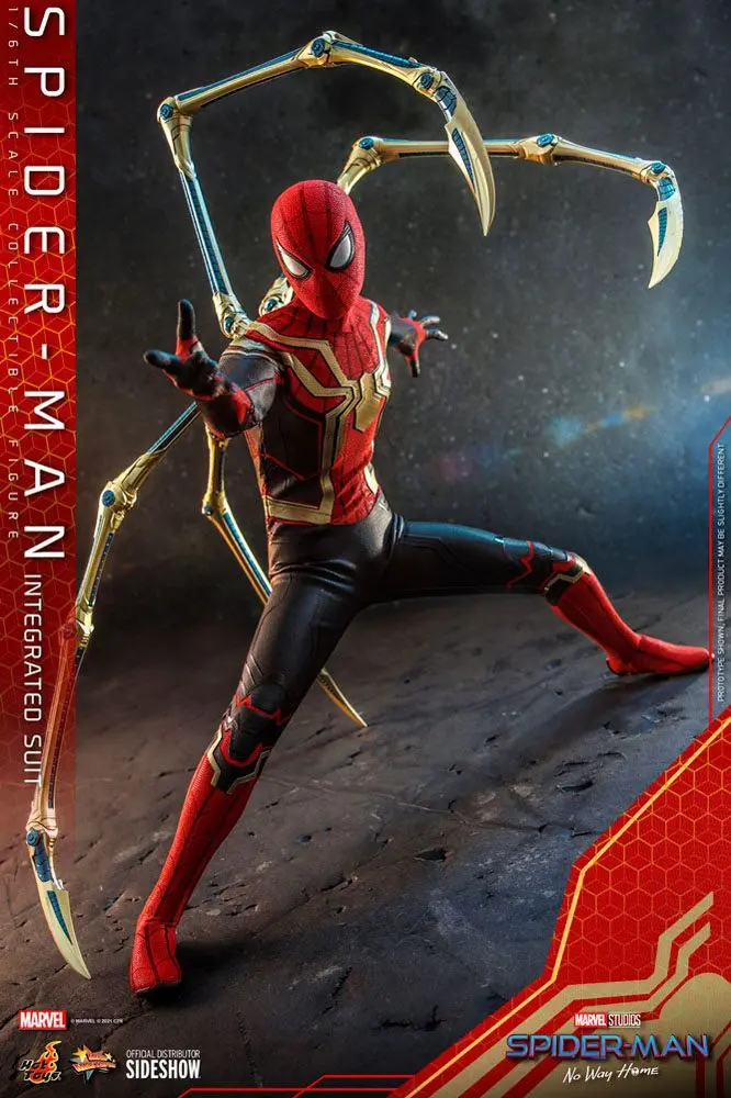 Spider-Man: No Way Home Movie Masterpiece Akčná figúrka 1/6 Spider-Man (Integrated Suit) 29 cm termékfotó