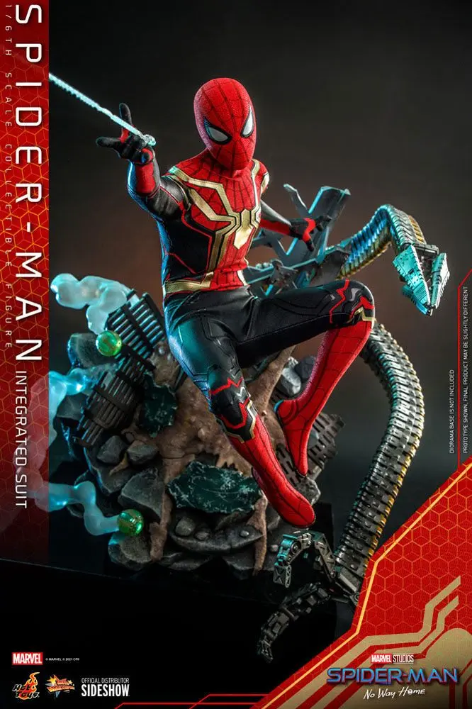 Spider-Man: No Way Home Movie Masterpiece Akčná figúrka 1/6 Spider-Man (Integrated Suit) 29 cm termékfotó