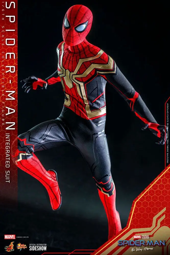 Spider-Man: No Way Home Movie Masterpiece Akčná figúrka 1/6 Spider-Man (Integrated Suit) 29 cm termékfotó