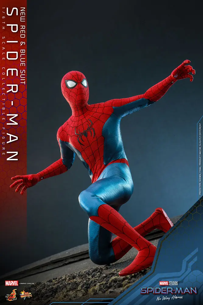 Spider-Man: No Way Home Movie Masterpiece akčná figúrka 1/6 Spider-Man (New Red and Blue Suit) 28 cm termékfotó