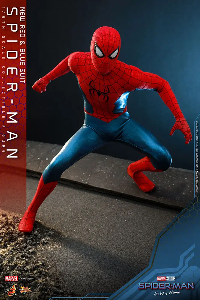 Spider-Man: No Way Home Movie Masterpiece akčná figúrka 1/6 Spider-Man (New Red and Blue Suit) 28 cm termékfotó