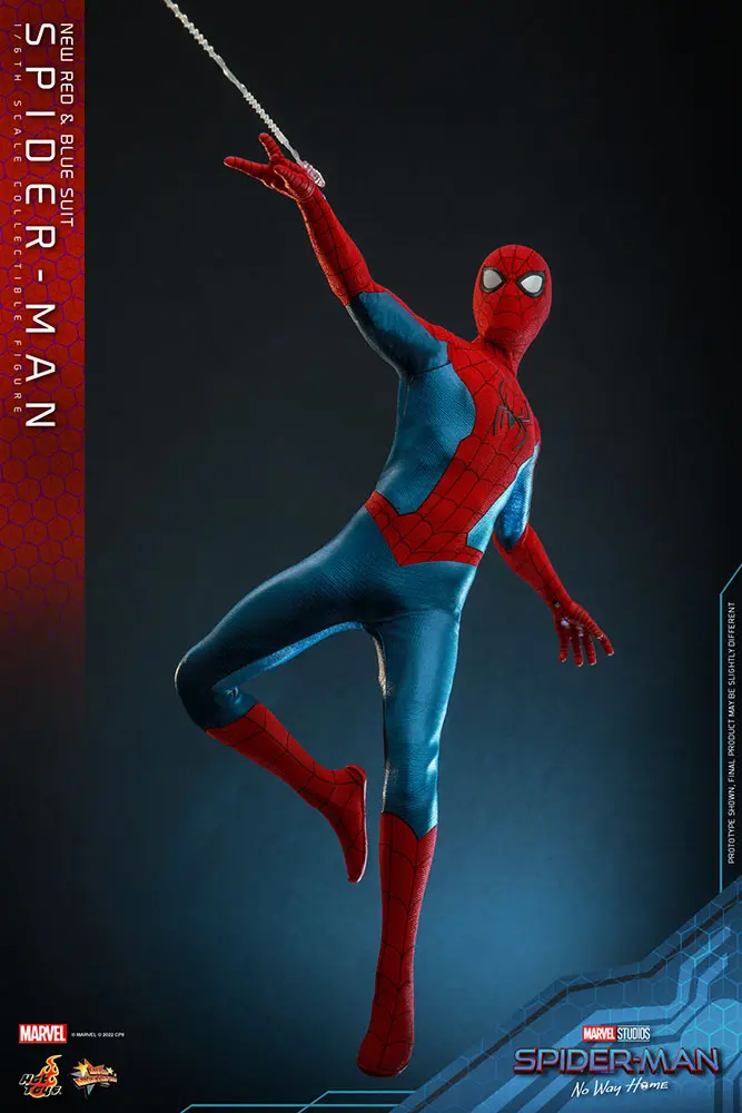 Spider-Man: No Way Home Movie Masterpiece akčná figúrka 1/6 Spider-Man (New Red and Blue Suit) 28 cm termékfotó