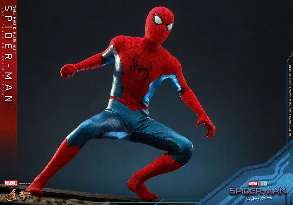 Spider-Man: No Way Home Movie Masterpiece akčná figúrka 1/6 Spider-Man (New Red and Blue Suit) 28 cm termékfotó