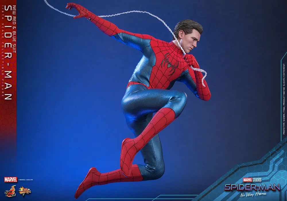 Spider-Man: No Way Home Movie Masterpiece akčná figúrka 1/6 Spider-Man (New Red and Blue Suit) 28 cm termékfotó