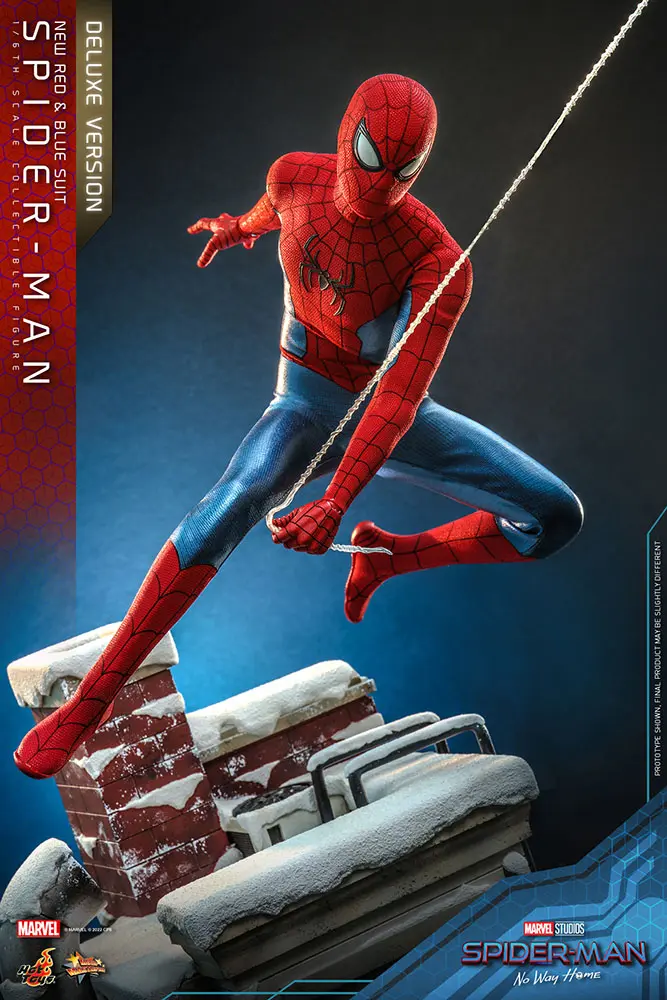 Spider-Man: No Way Home Movie Masterpiece akčná figúrka 1/6 Spider-Man (New Red and Blue Suit) (Deluxe verzia) 28 cm termékfotó