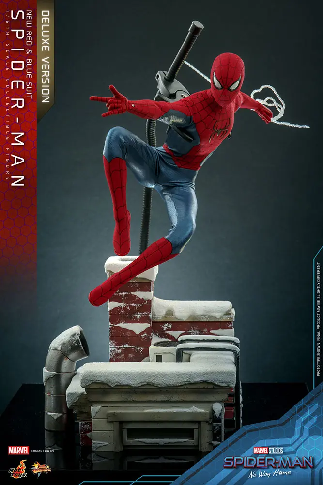 Spider-Man: No Way Home Movie Masterpiece akčná figúrka 1/6 Spider-Man (New Red and Blue Suit) (Deluxe verzia) 28 cm termékfotó