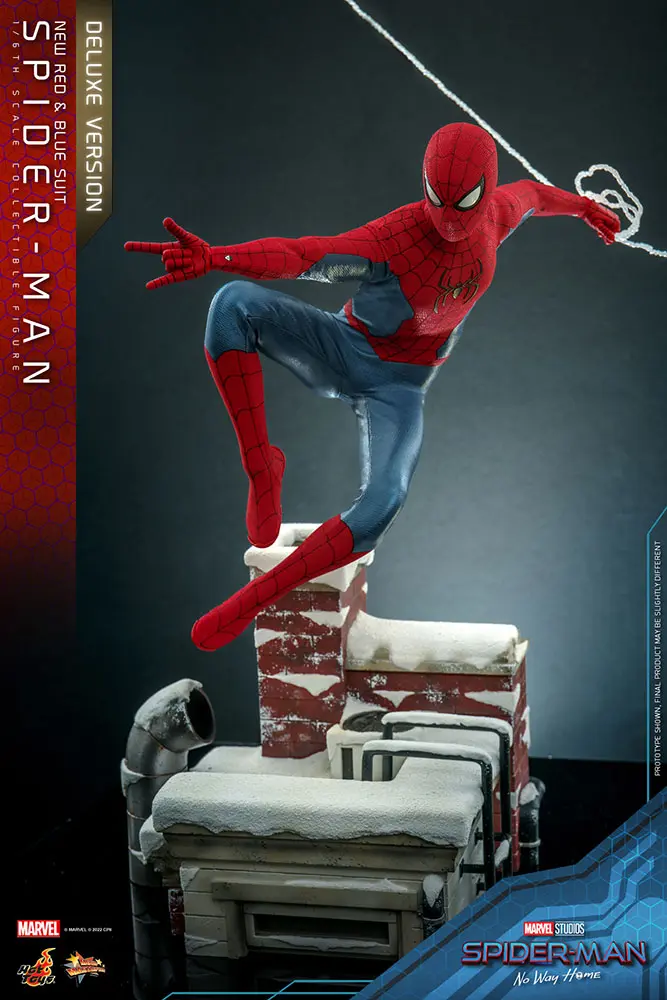 Spider-Man: No Way Home Movie Masterpiece akčná figúrka 1/6 Spider-Man (New Red and Blue Suit) (Deluxe verzia) 28 cm termékfotó