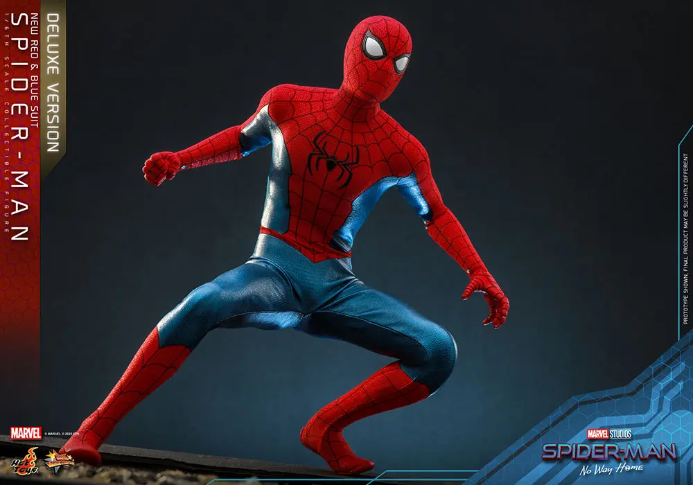 Spider-Man: No Way Home Movie Masterpiece akčná figúrka 1/6 Spider-Man (New Red and Blue Suit) (Deluxe verzia) 28 cm termékfotó