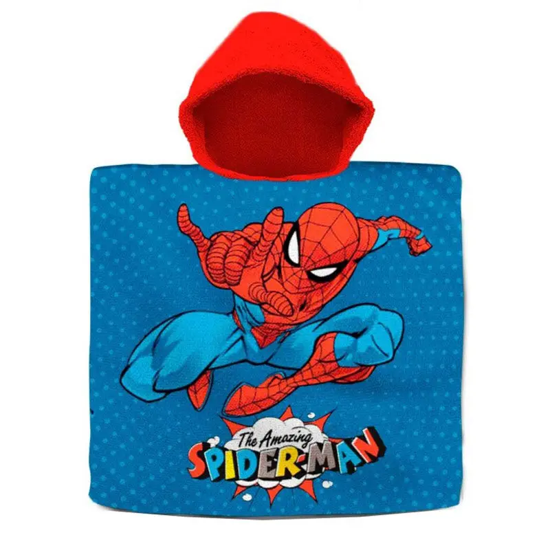 Marvel Spiderman cotton osuška poncho - 150 cm x 90 cm termékfotó