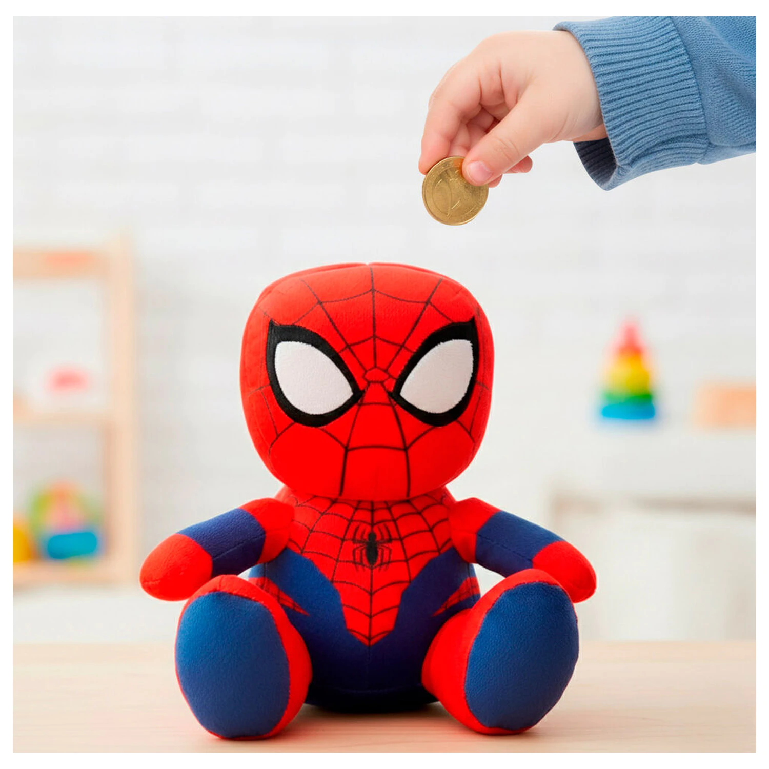 Marvel Spiderman pokladnička plyšová hračka 20 cm produktová fotografia