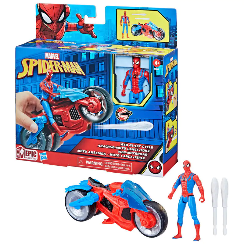 Marvel Spiderman Spiderman + Akčný figúrka vozidlom termékfotó