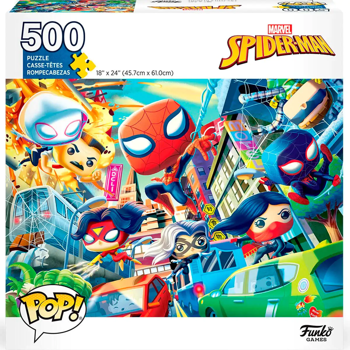 Marvel Spiderman puzzle 500 dielikov produktová fotografia