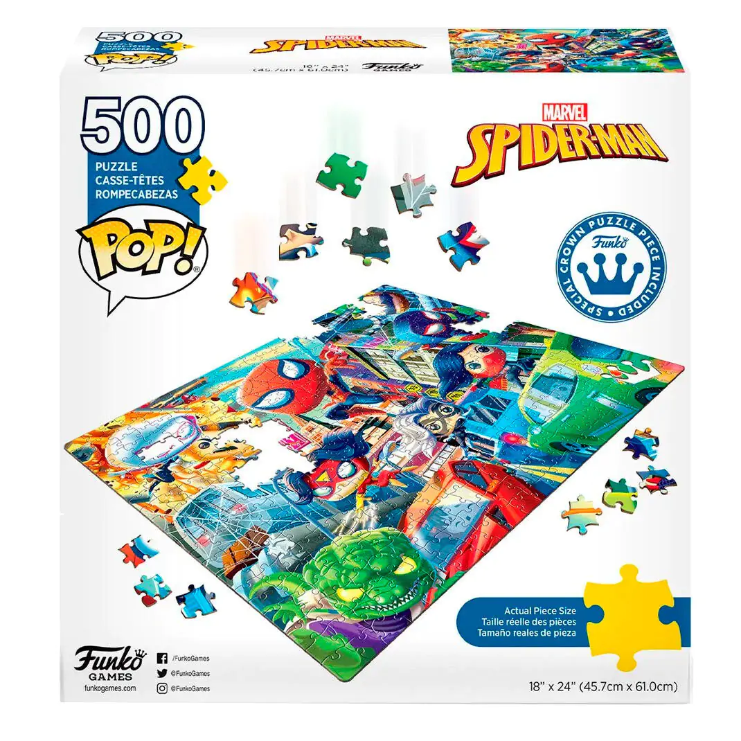 Marvel Spiderman puzzle 500 dielikov produktová fotografia