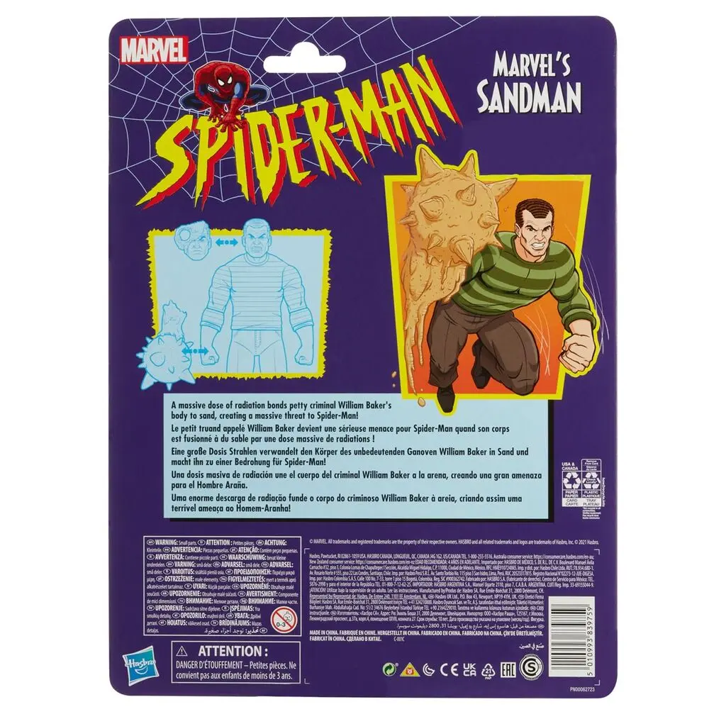 Spider-Man Marvel Legends Series Akčná figúrka 2021 Marvel's Sandman 15 cm produktová fotografia