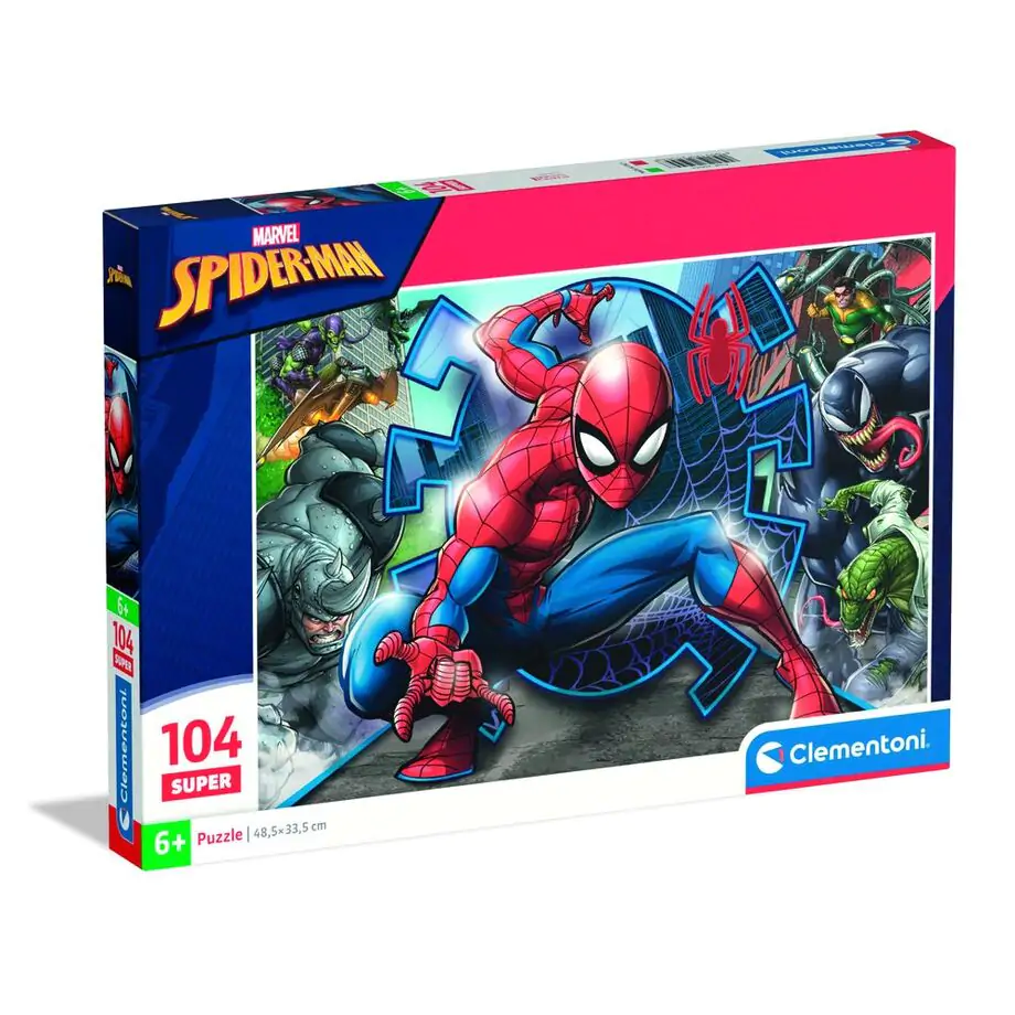 Marvel Spiderman super puzzle 104 dielikov produktová fotografia