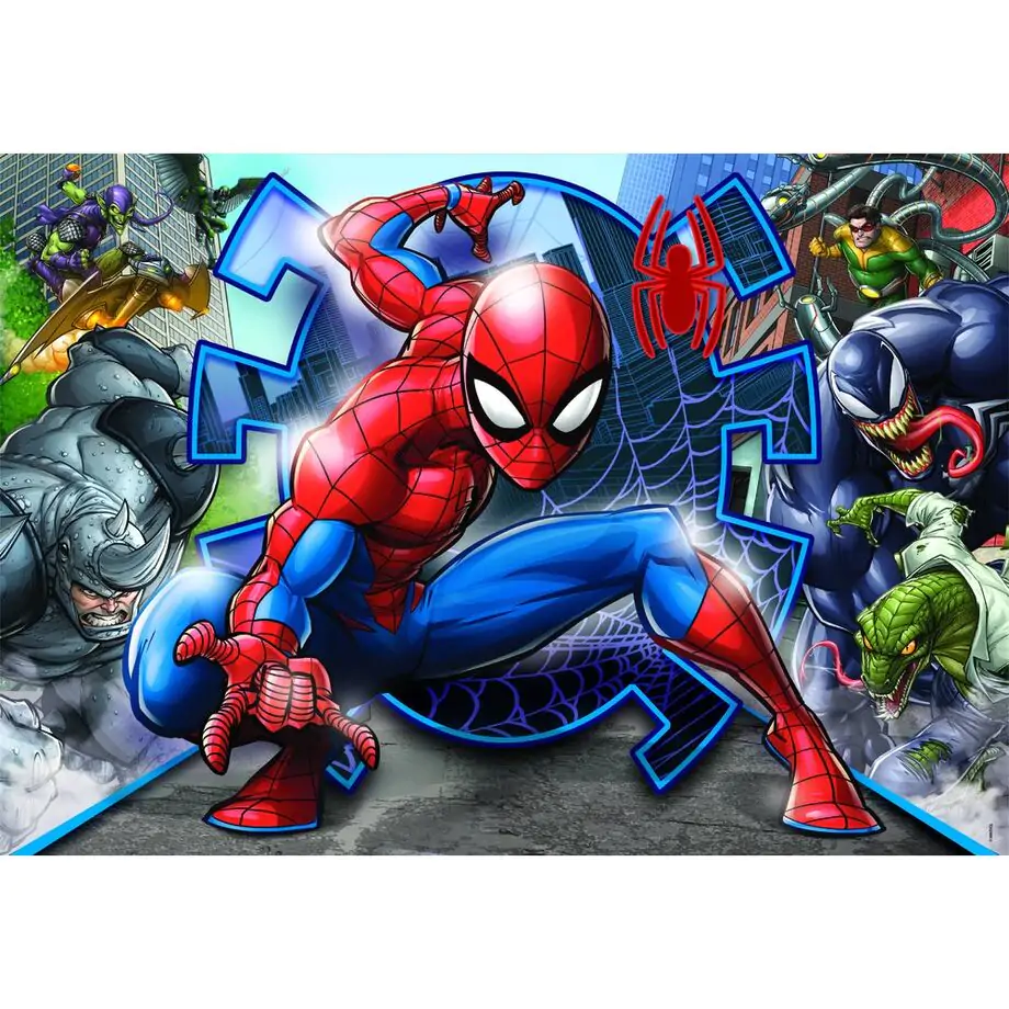 Marvel Spiderman super puzzle 104 dielikov produktová fotografia