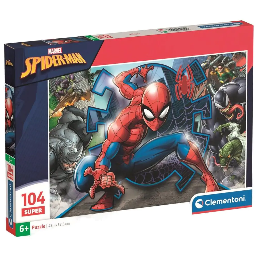 Marvel Spiderman super puzzle 104 dielikov produktová fotografia