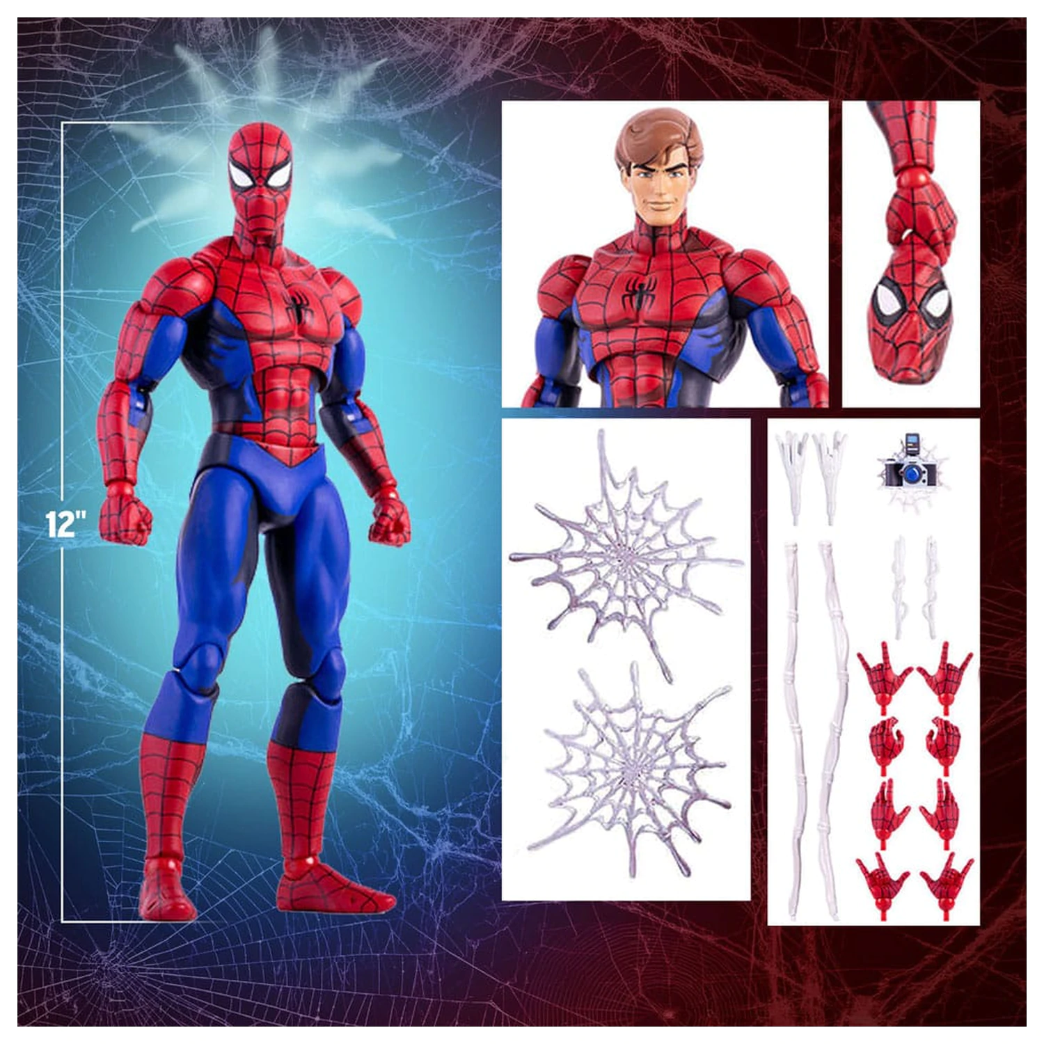 Spider-Man: The Animated Series akčná figúrka 1/6 Spider-Man 30 cm produktová fotografia