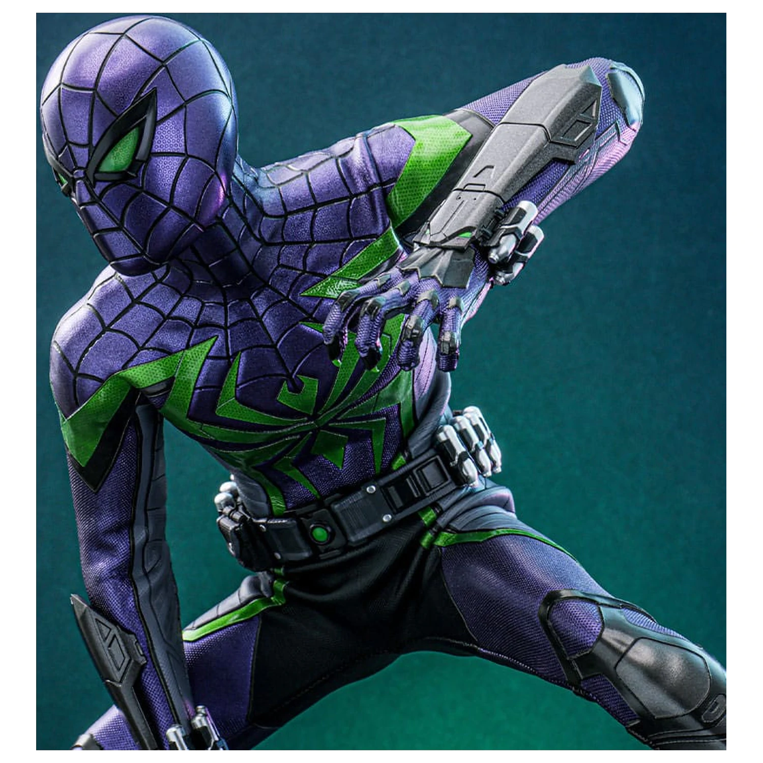 Spider-Man Video Game Masterpiece akčná figúrka 1/6 Miles Morales (Purple Reign Suit) Hot Toys Exclusive 30 cm produktová fotografia