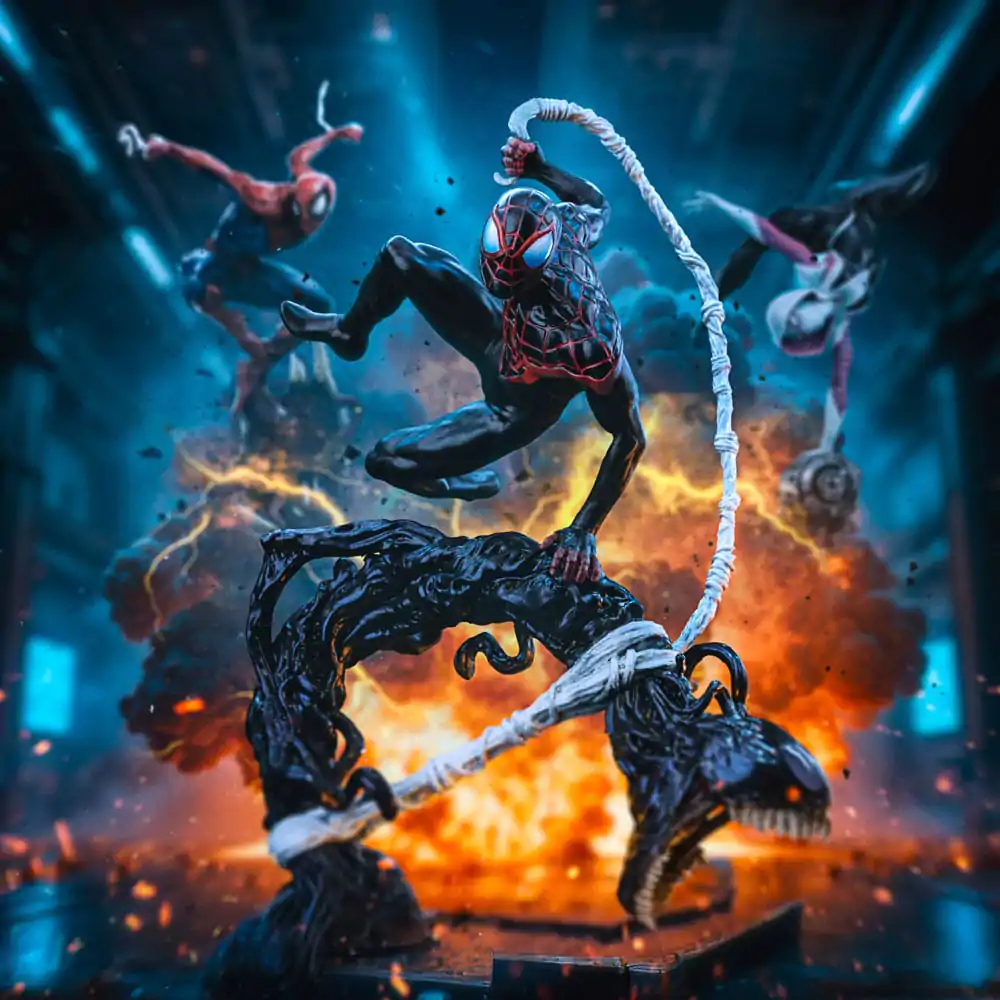 Spider-Man vs. Villains Diorama BDS Art Scale Socha 1/10 Miles Morales 32 cm produktová fotografia
