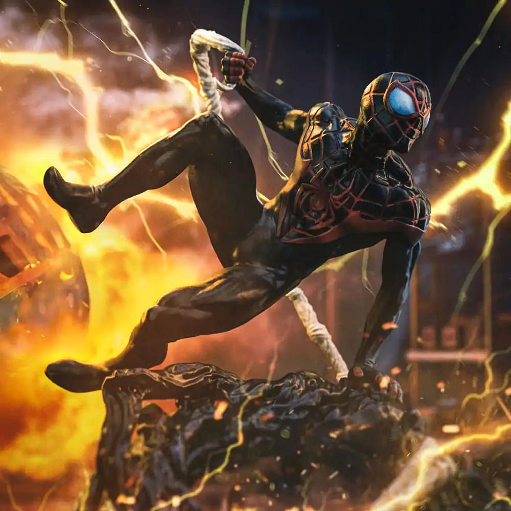 Spider-Man vs. Villains Diorama BDS Art Scale Socha 1/10 Miles Morales 32 cm produktová fotografia