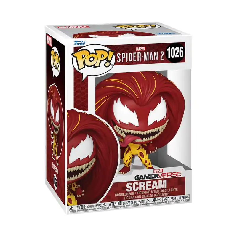 Spiderman 2 Funko POP! Games Vinilová figúrka Scream 9 cm termékfotó