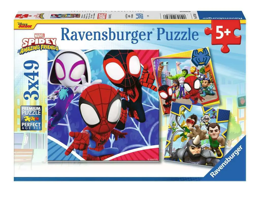 Spidey and His Amazing Friends Puzzle pre deti (3 x 49 kusov) termékfotó