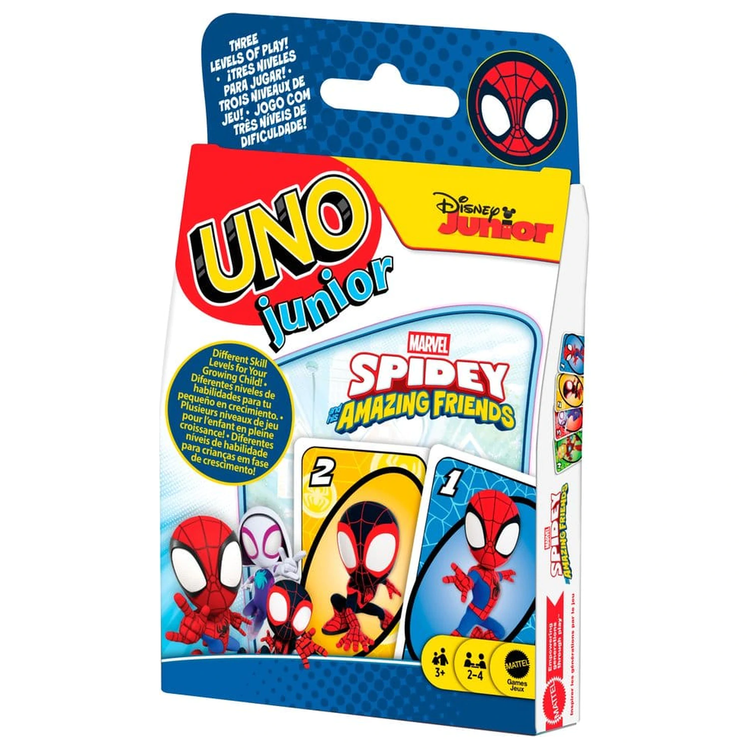Spidey & His Amazing Friends UNO Junior kartová hra produktová fotografia