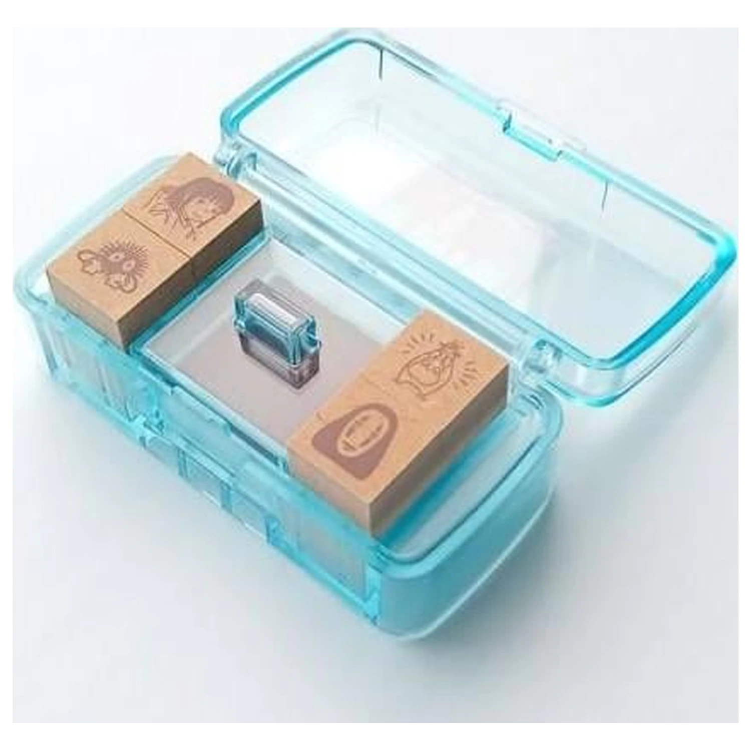 Spirited Away Chihiro in the train modrá súprava známok produktová fotografia