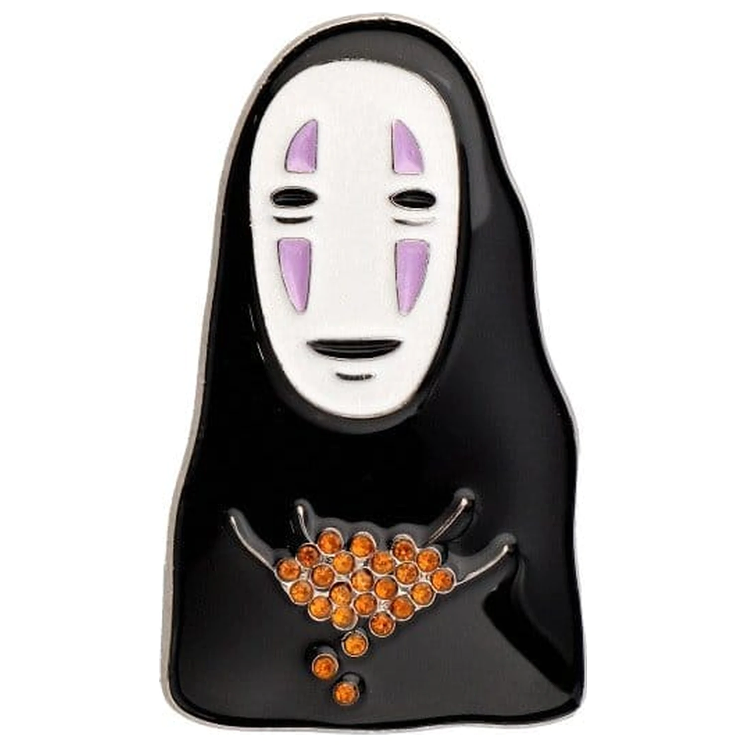 Spirited Away kovová brošňa No-Face produktová fotografia