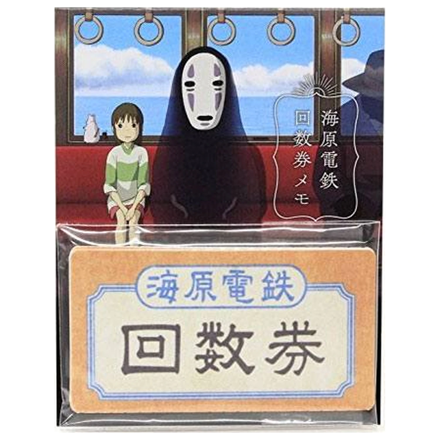 Spirited Away Mini poznámkový blok Vlakový lístok produktová fotografia
