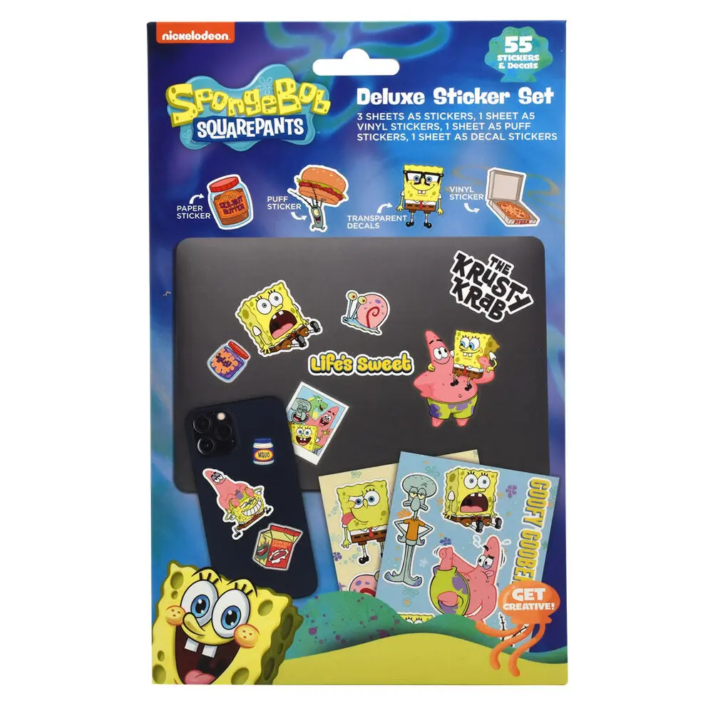 Sada nálepiek Sponge Bob produktová fotografia