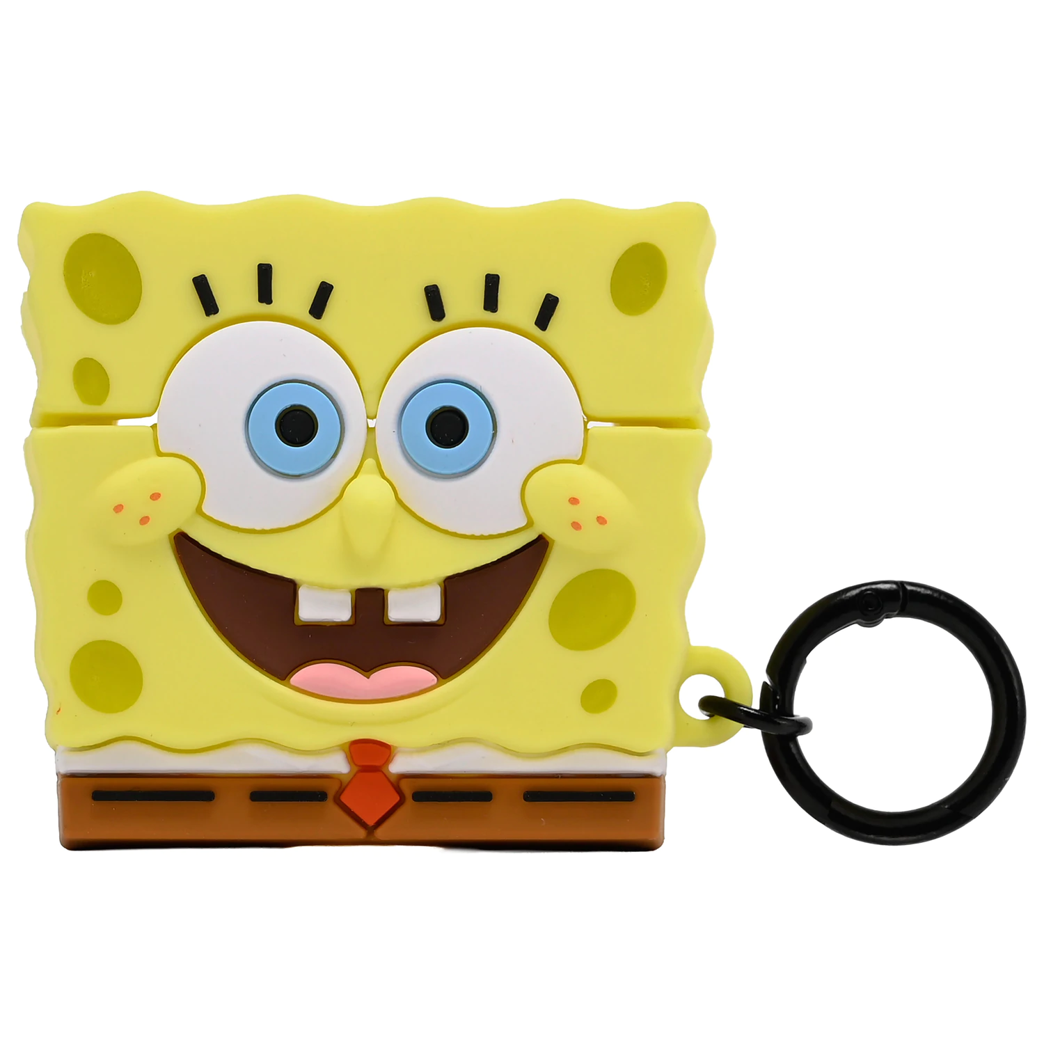 SpongeBob 3D penové puzdro na AirPods s klipom na tašku produktová fotografia