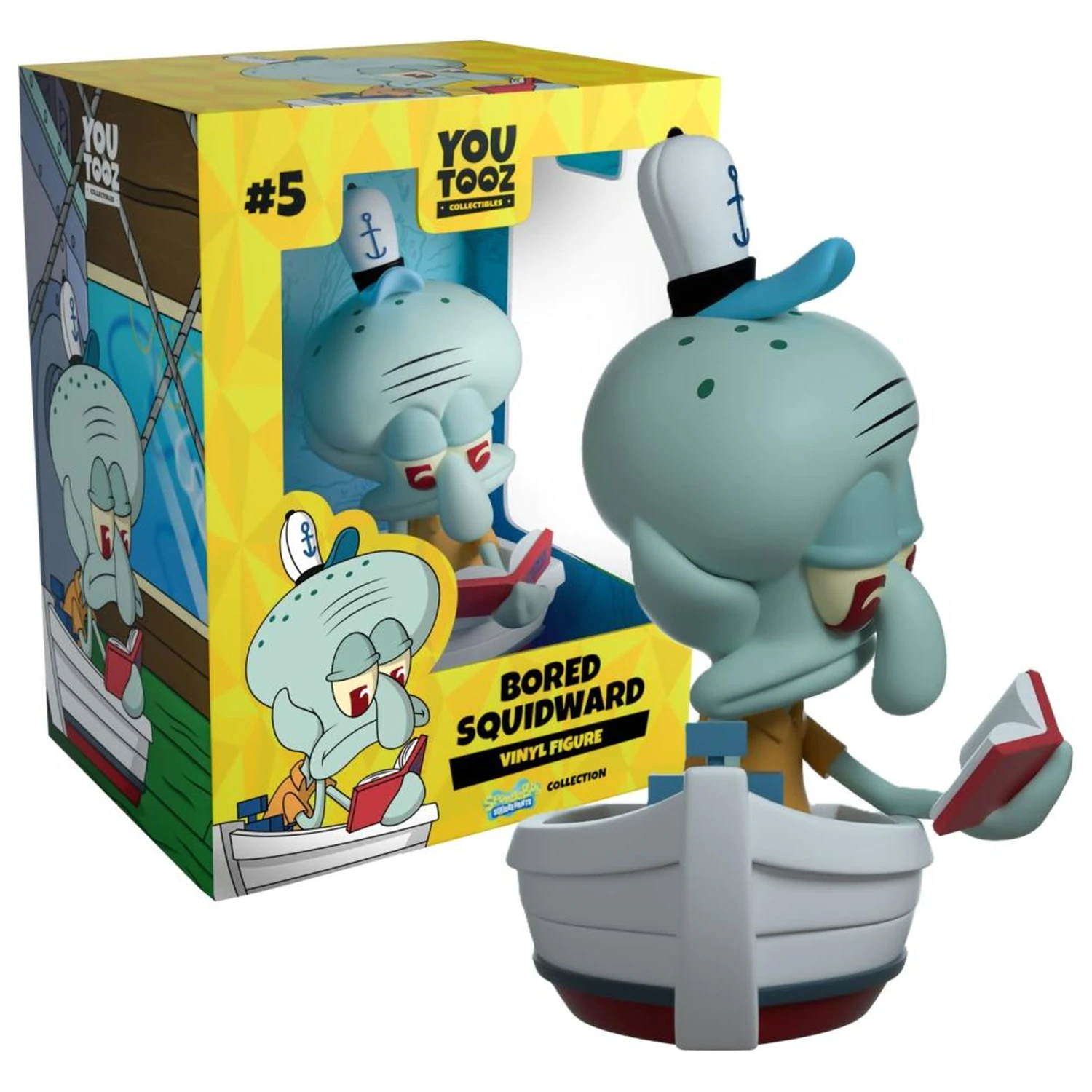 SpongeBob Bored Squidward figúrka 11 cm produktová fotografia