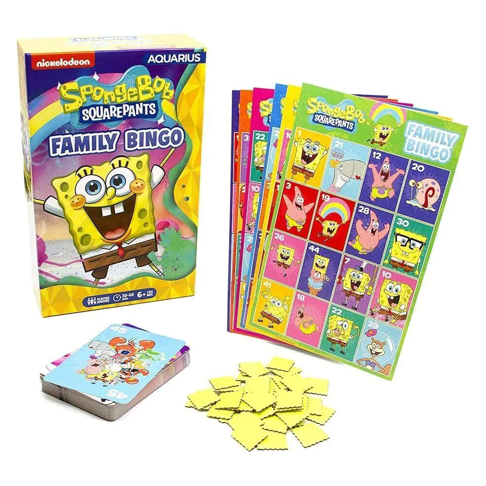 SpongeBob spoločenská hra Family Bingo *English Version* produktová fotografia