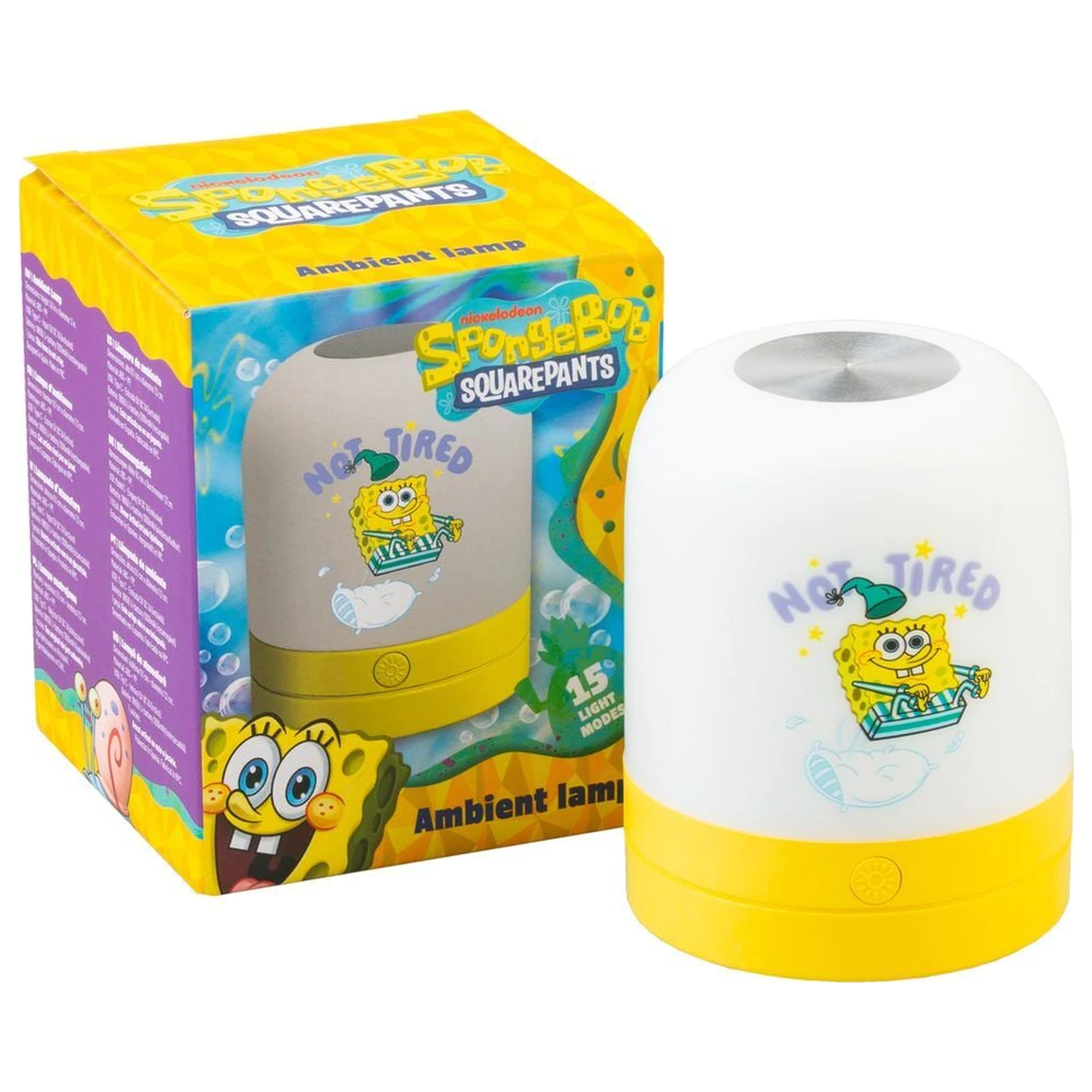 SpongeBob ambientná lampa produktová fotografia