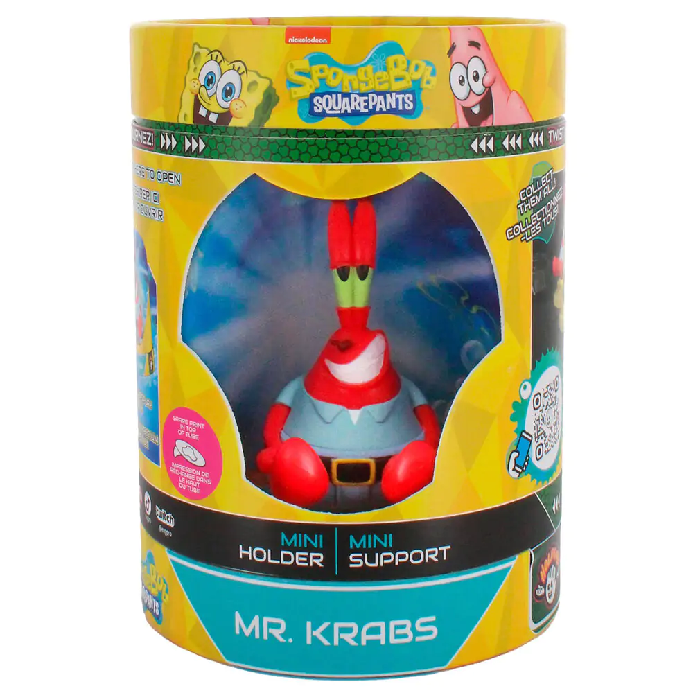 SpongeBob Holdems Mini držiak Mr. Krabs 10 cm produktová fotografia