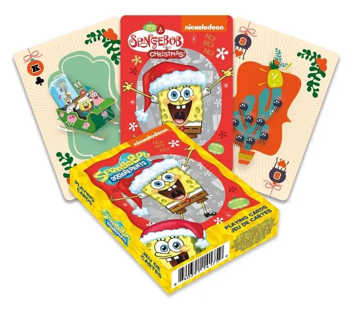 SpongeBob Playing Cards Holidays produktová fotografia