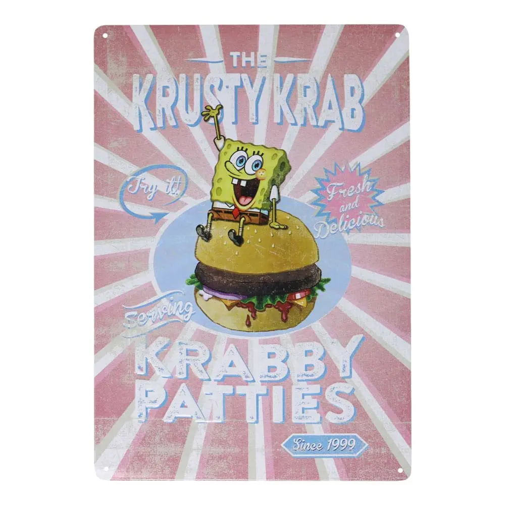 SpongeBob Tin Sign Krusty Krab termékfotó