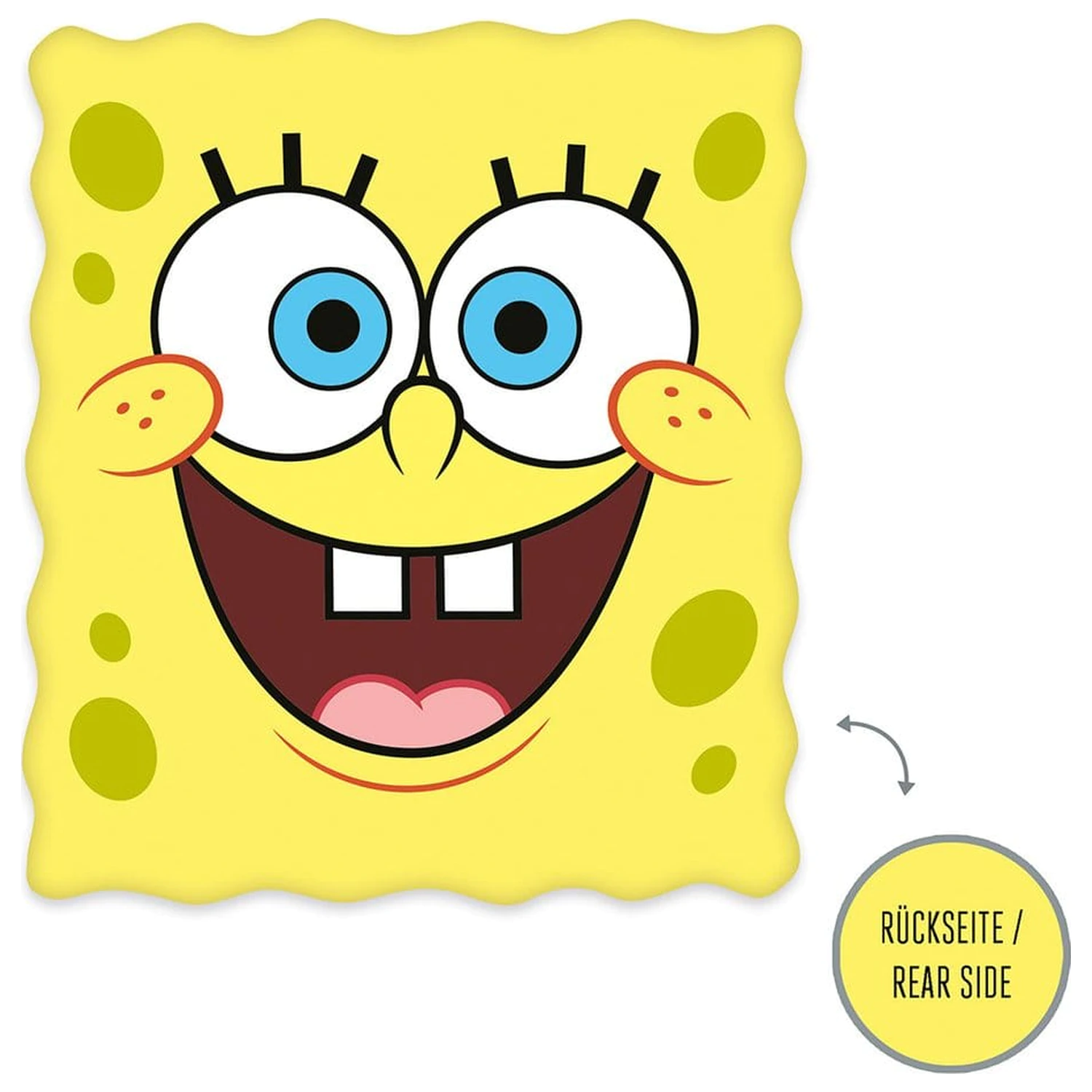 SpongeBob vankúš Spongbob Head 27 x 31 cm produktová fotografia