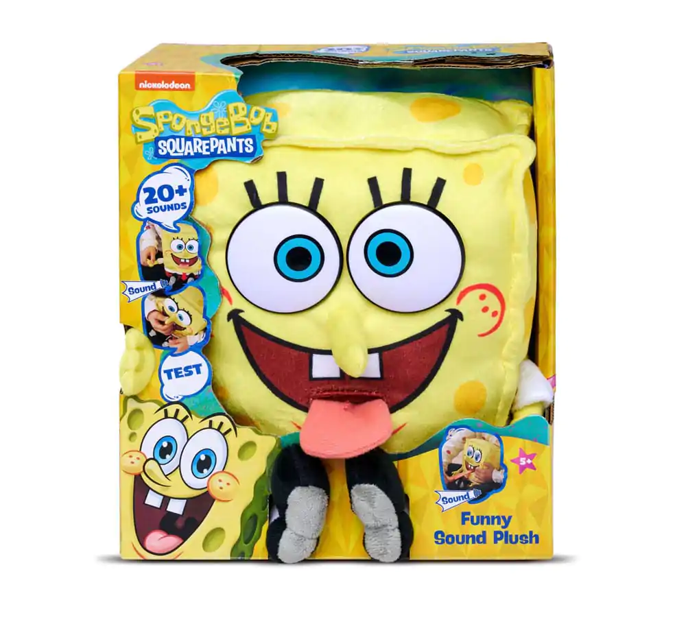 SpongeBob plyšová hračka so zvukom 30cm produktová fotografia