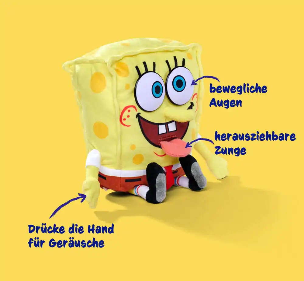 SpongeBob plyšová hračka so zvukom 30cm produktová fotografia