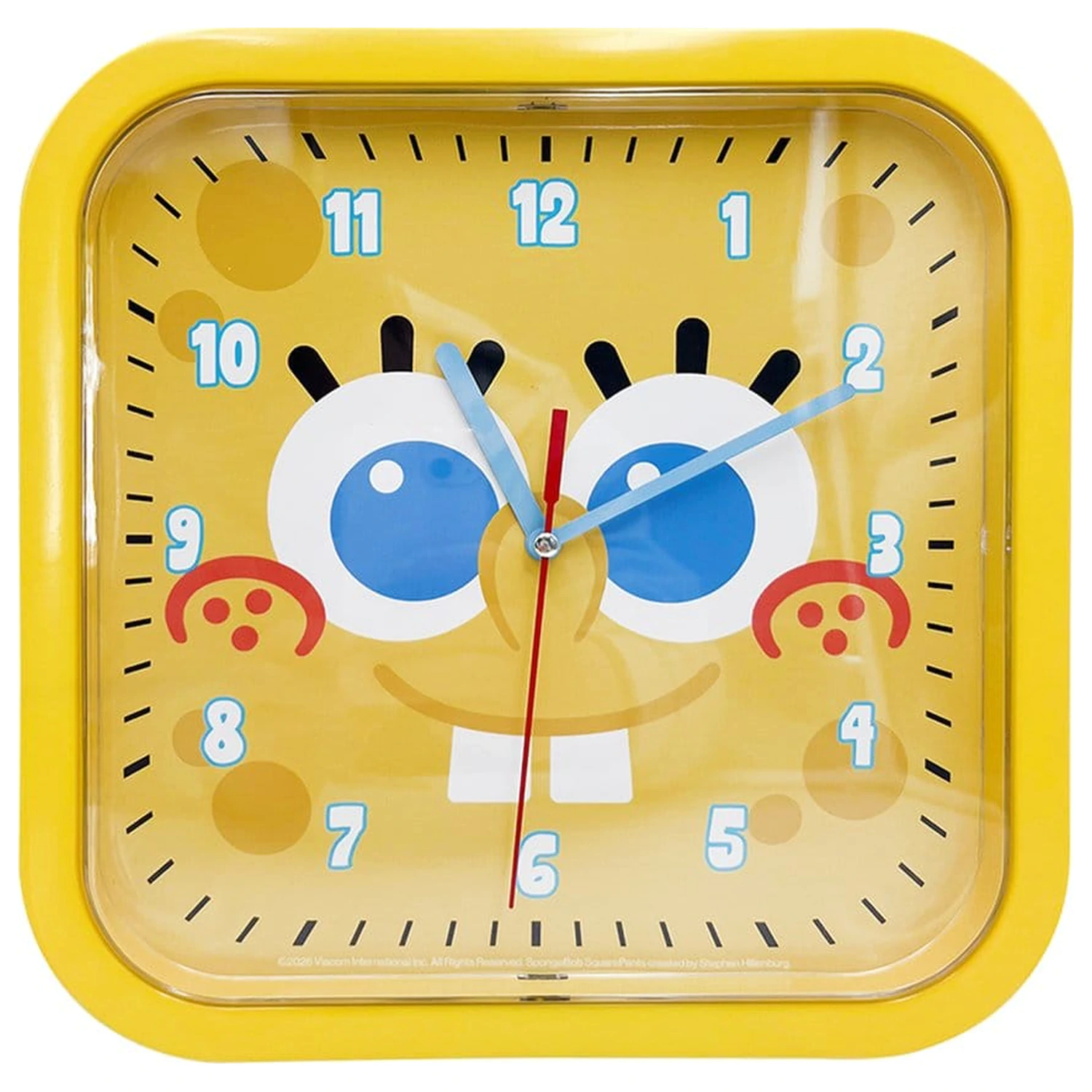 Spongebob Nástenné hodiny štvorcový Spongebob produktová fotografia
