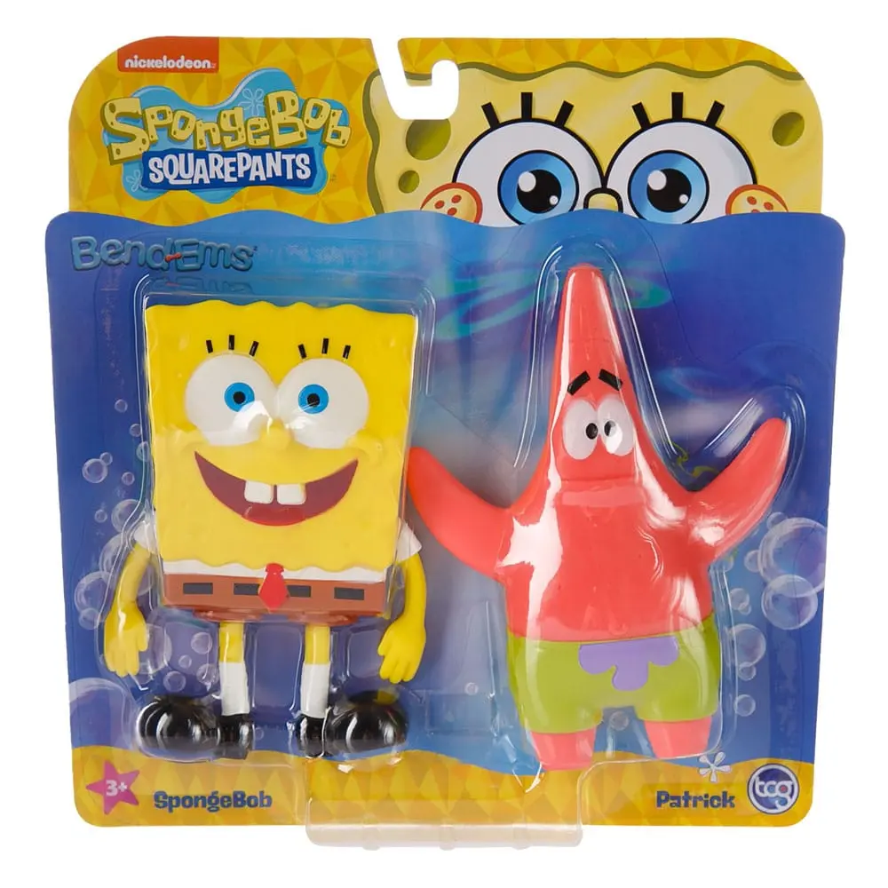 SpongeBob SquarePants Bend-Ems akčné figúrky 2-Pack SpongeBob & Patrick Star 15 cm produktová fotografia