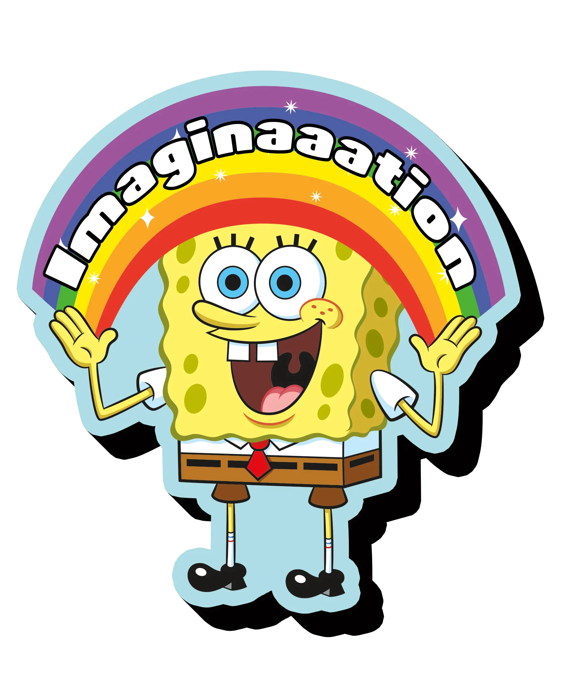 SPONGEBOB SQUAREPANTES Imagination Chunky Magnet - 9 cm termékfotó