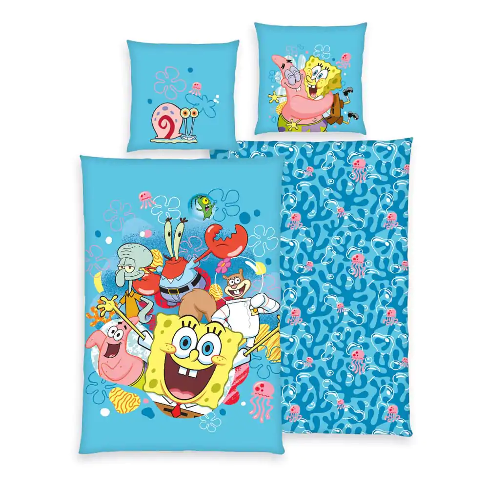 SpongeBob Squarepants posteľná bielizeň 135 x 200 cm produktová fotografia